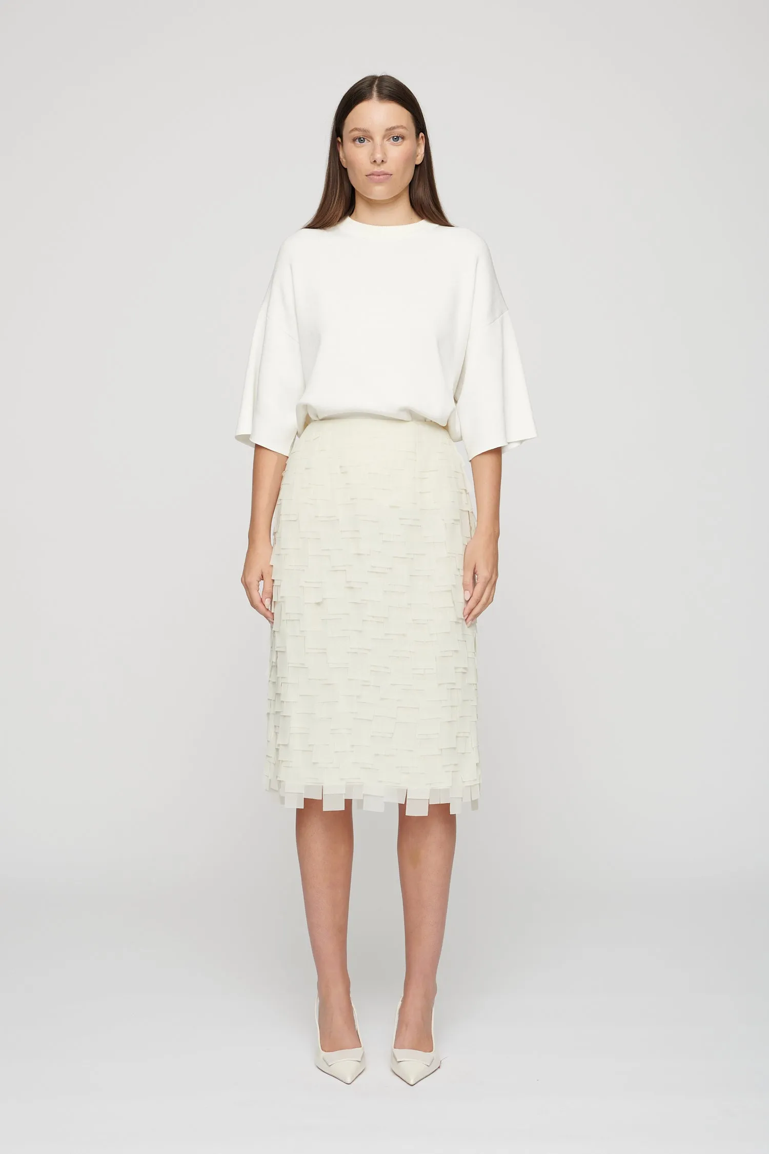 ALANA PENCIL SKIRT - OAT