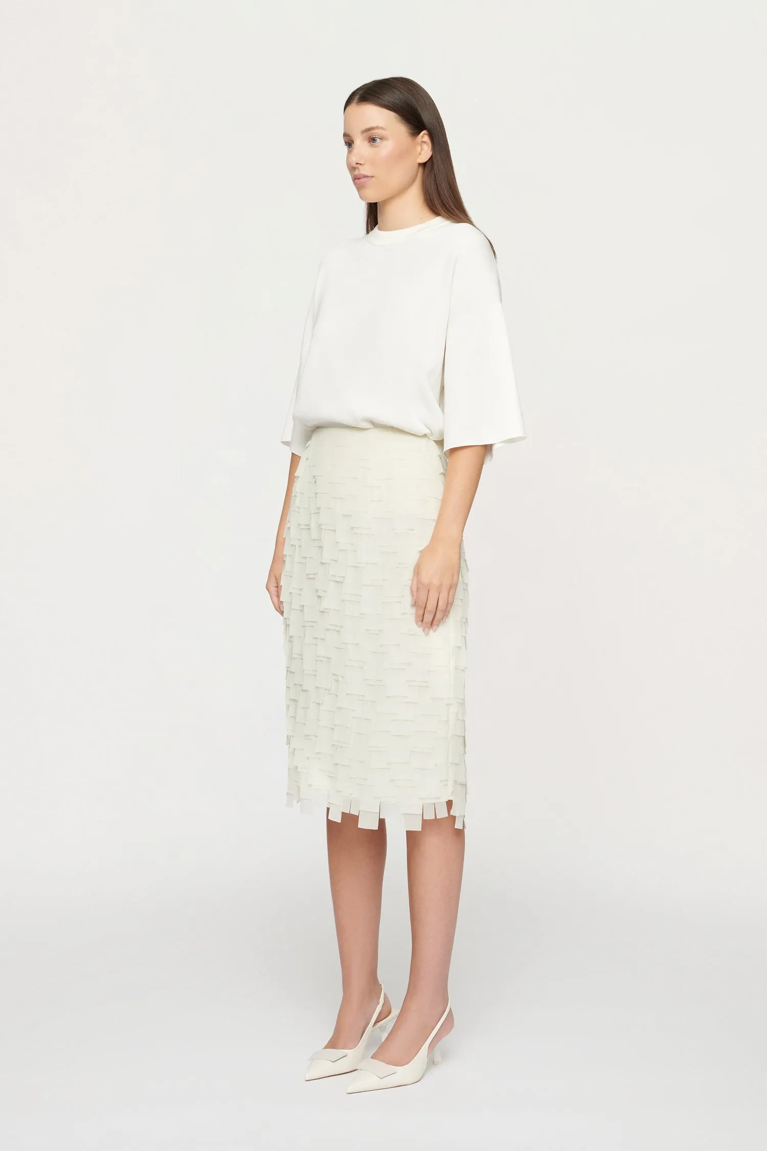 ALANA PENCIL SKIRT - OAT