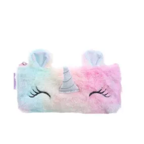 Fluffy Unicorn Pencil Case