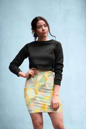 Graphic Pattern (4) Pencil Skirt