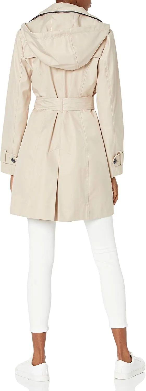 GUESS Women's Double Breasted Trenchcoat