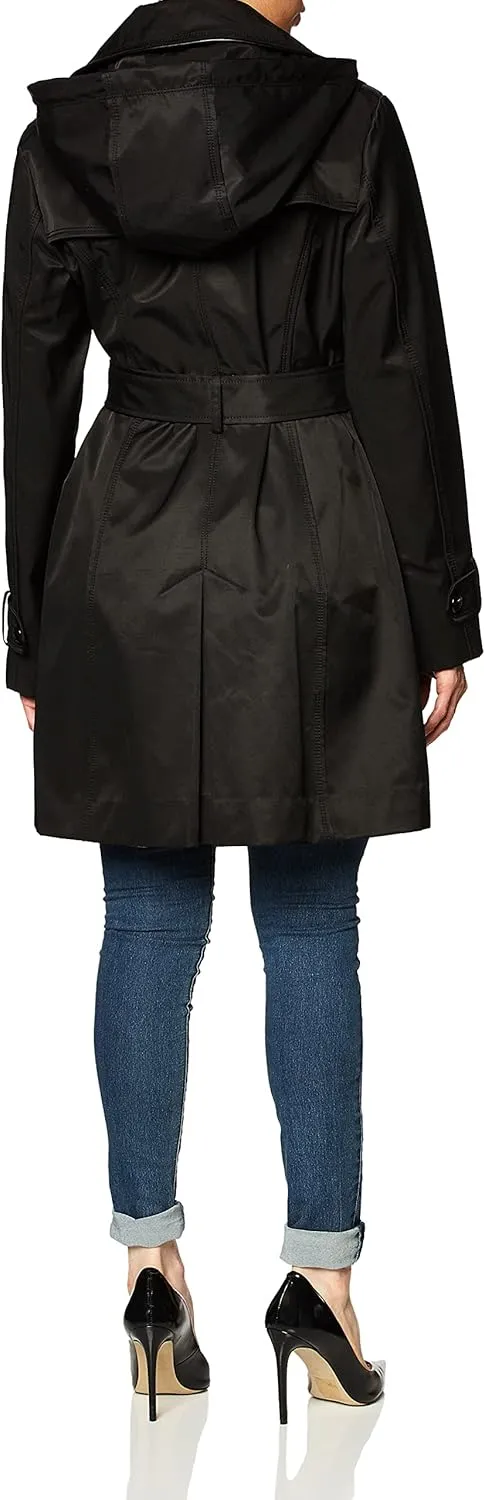 GUESS Women's Double Breasted Trenchcoat