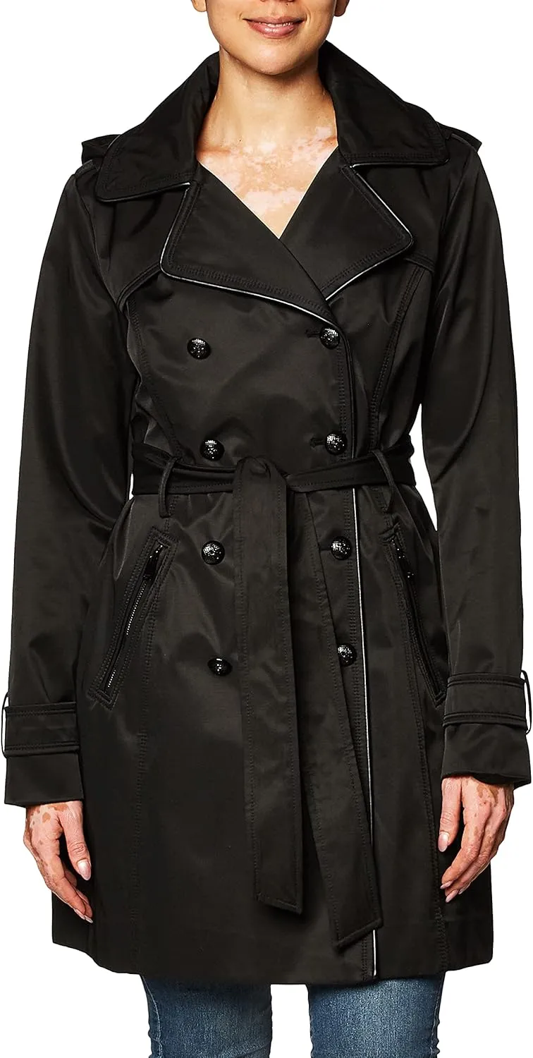 GUESS Women's Double Breasted Trenchcoat