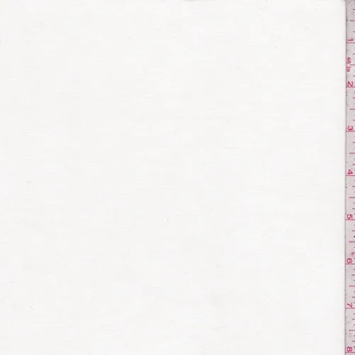 Ivory Woven Cotton Fabric
