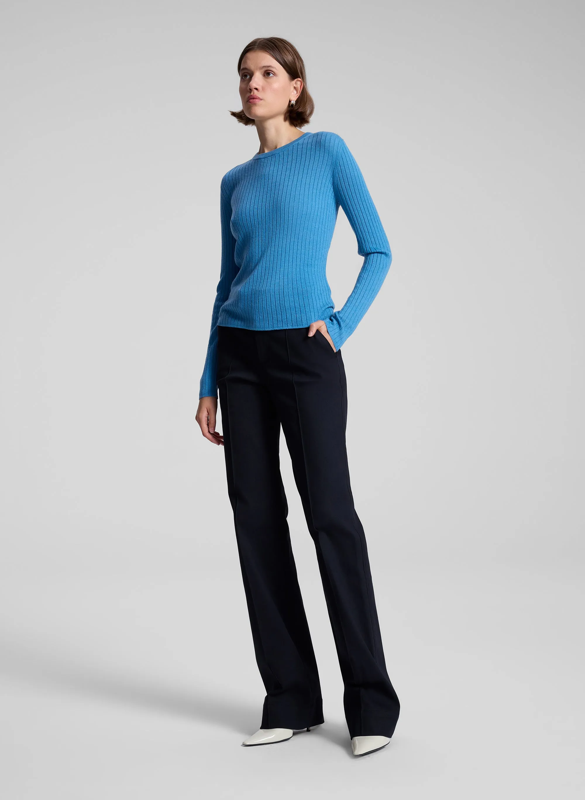 Kyle Ribbed Merino Top