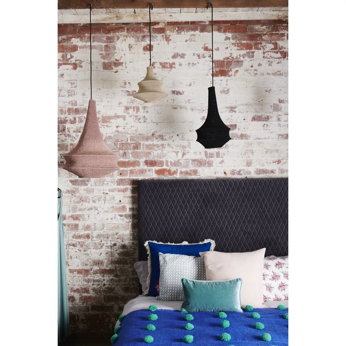 Large Joosh Moroccan Pendant - Marrakech Blush