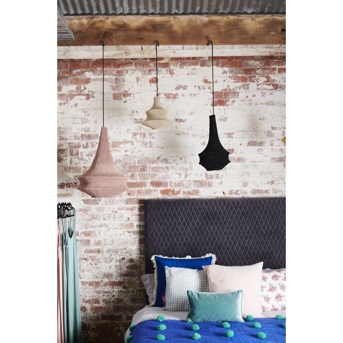 Large Joosh Moroccan Pendant - Marrakech Blush