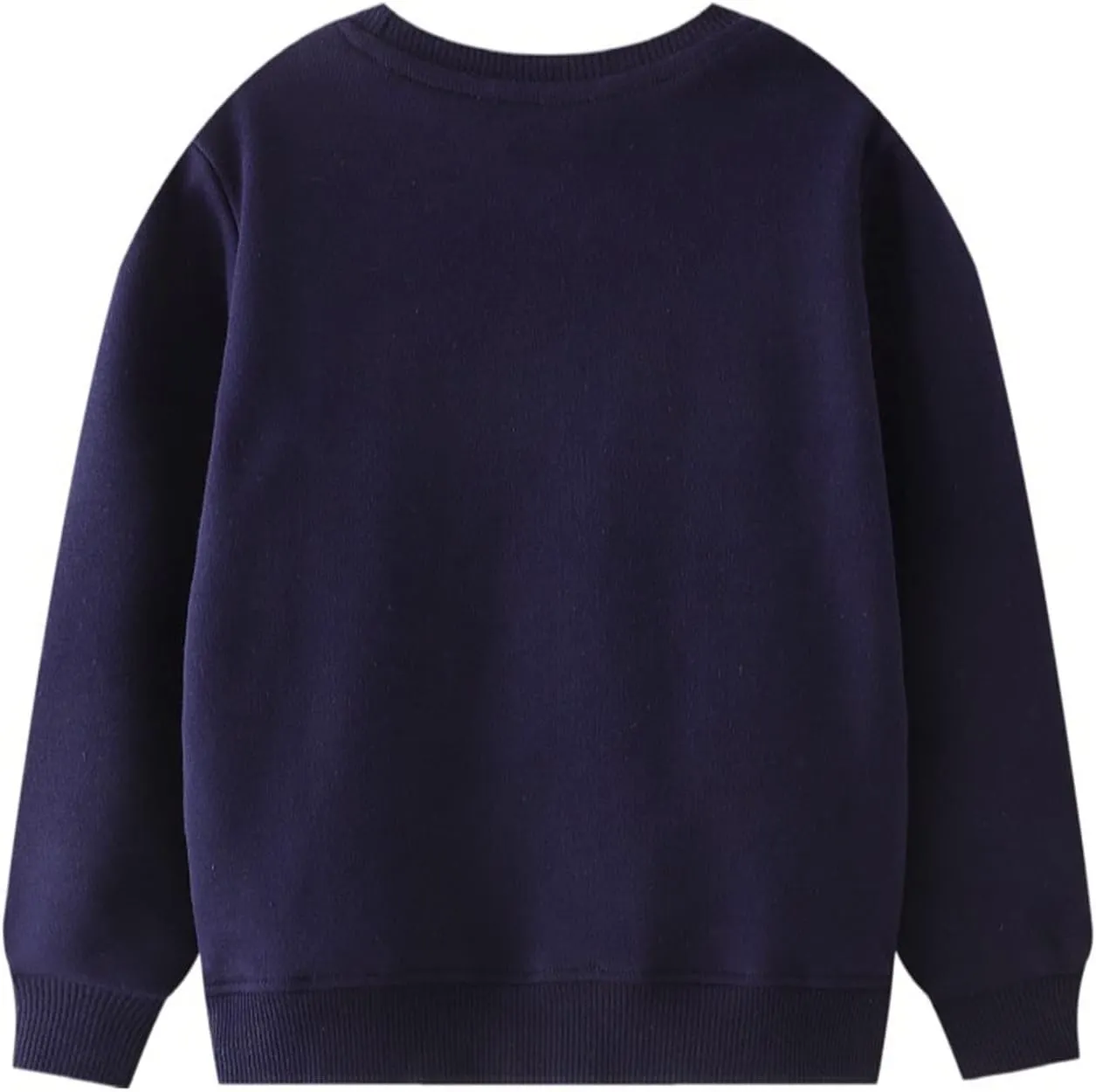 LOKTARC 2 Pack Toddler Boys Sweatshirts Patterned Long Sleeve Pullover Crewneck Tops Shirts