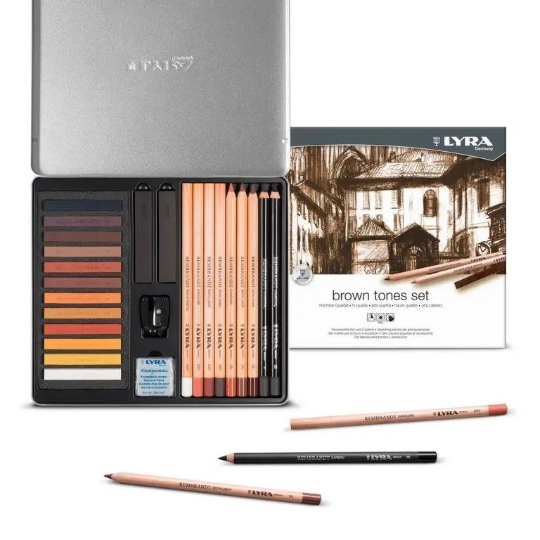 Lyra Rembrandt Sketching Sets - Tones 25pc