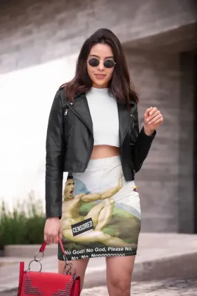 No Smokeing Pencil Skirt