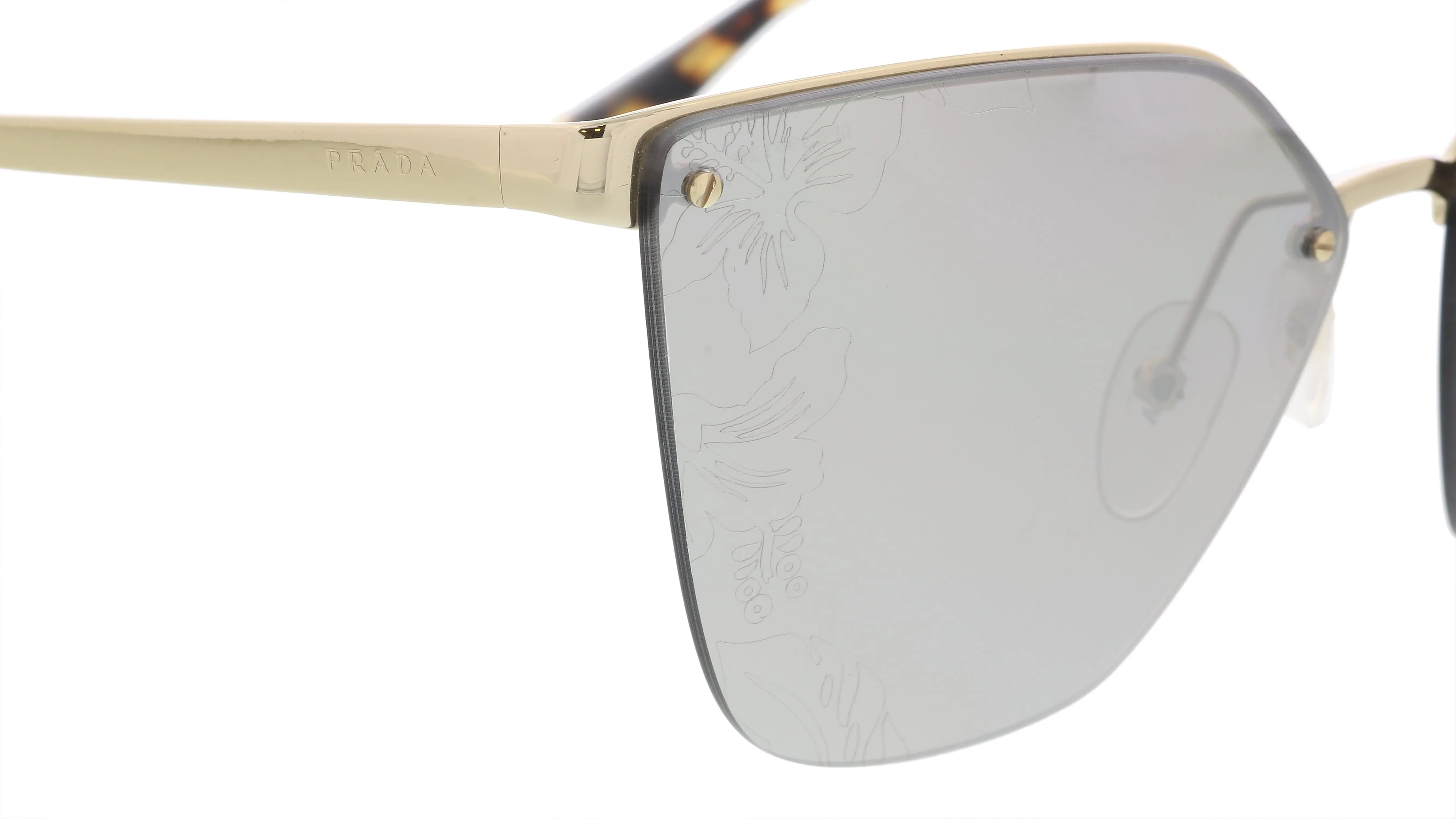 Prada  PR68TS ZVN121 CATWALK Pale Gold Sunglasses