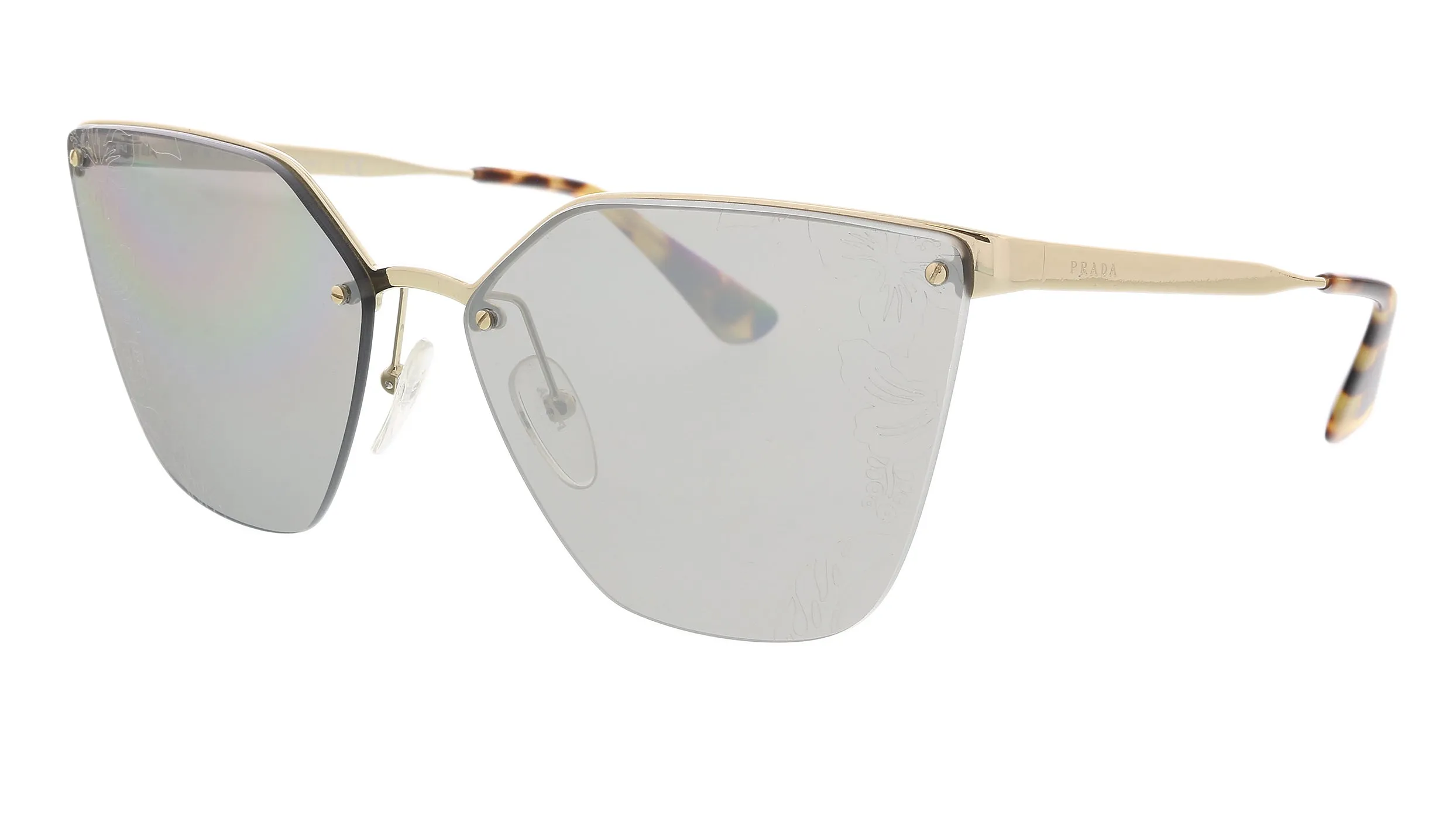 Prada  PR68TS ZVN121 CATWALK Pale Gold Sunglasses