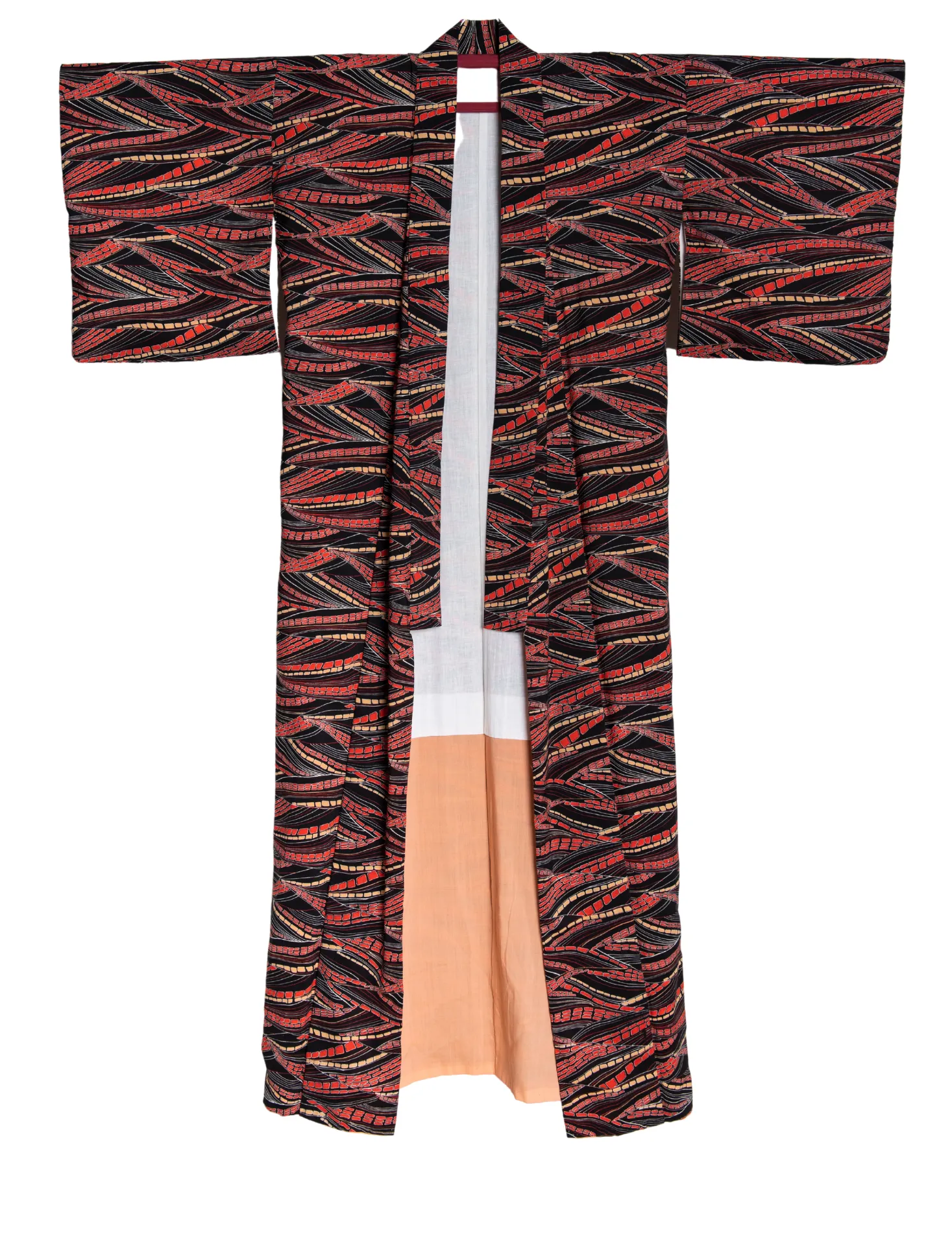Red and Black Graffiti Kimono