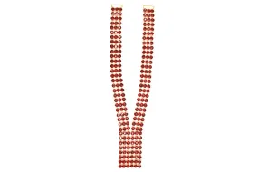 Red Rhinestone Neck-Piece - 1 Piece