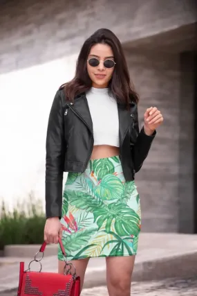 The Tropics III Poster (2) Pencil Skirt